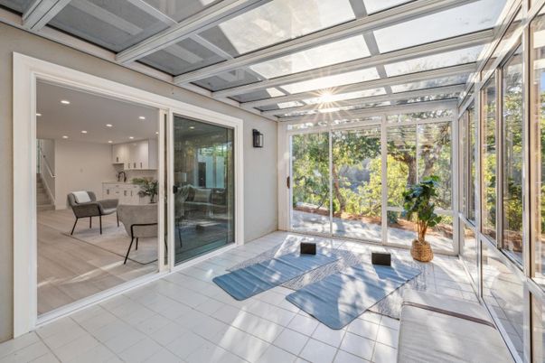 Glass Ceilings, Interior, Recessed Lighting, Sun Room