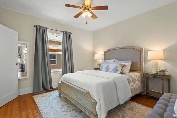 Bedroom, Interior, Wood Texture Flooring