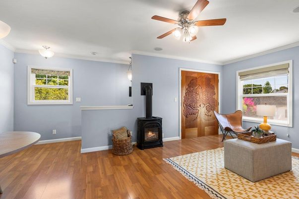 Fireplace, Interior, Wood Texture Flooring
