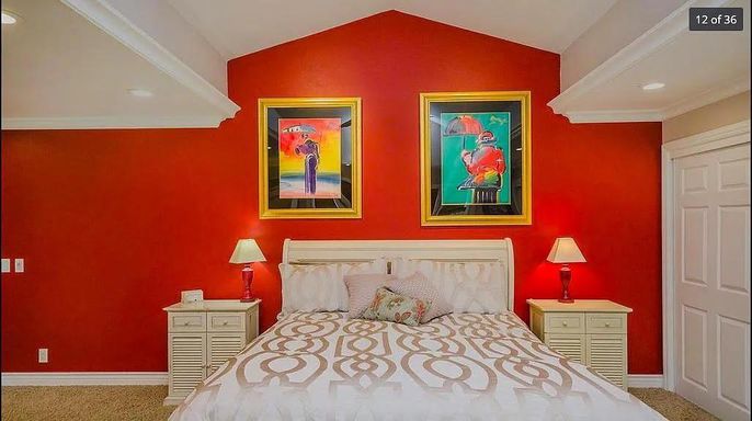Bedroom, Interior, Recessed Lighting