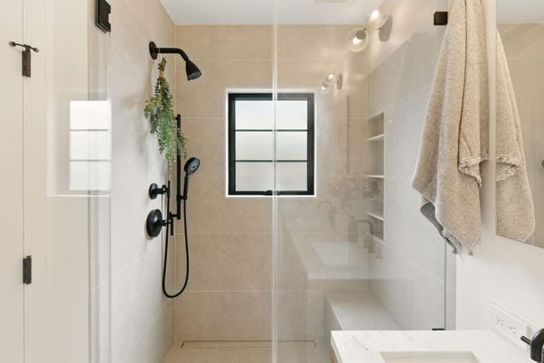Bathroom, Glass Shower, Interior