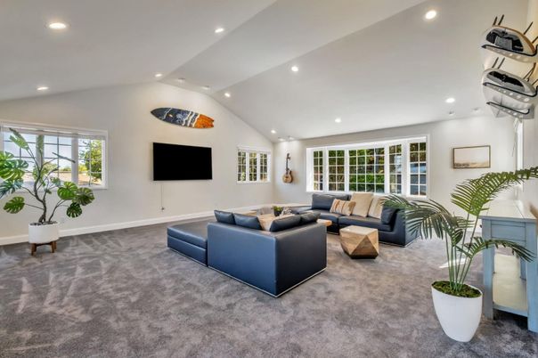 Interior, Living room, Recessed Lighting