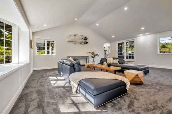 Interior, Living room, Recessed Lighting