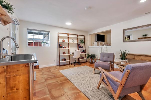 Home Office, Interior, Recessed Lighting