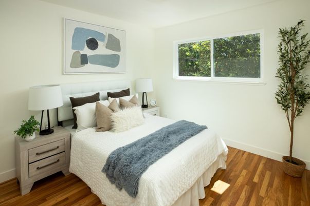 Bedroom, Interior, Wood Texture Flooring