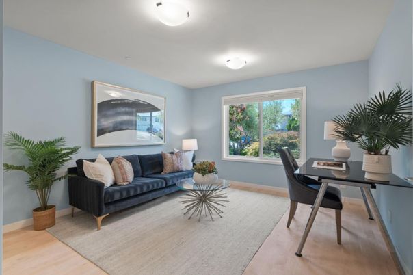 Home Office, Interior, Wood Texture Flooring