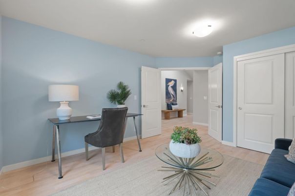Home Office, Interior, Wood Texture Flooring