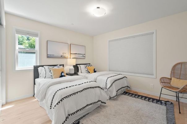 Bedroom, Interior, Wood Texture Flooring