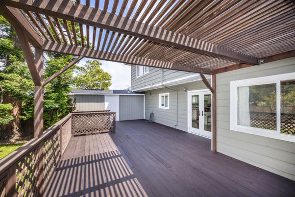 Exterior, Wood Texture Flooring