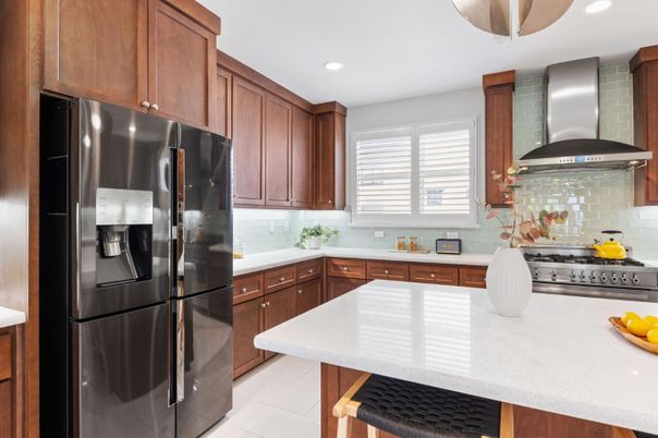 Interior, Kitchen, Recessed Lighting, Stainless Steel Appliances
