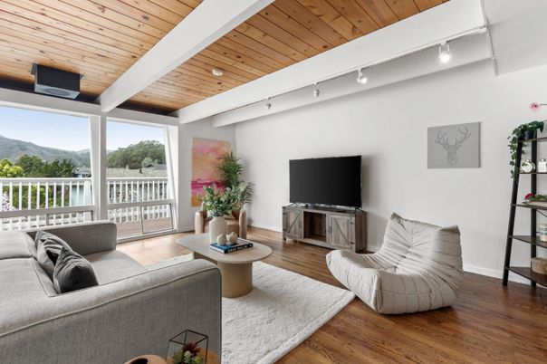 Interior, Living room, Wooden Ceilings, Wood Texture Flooring