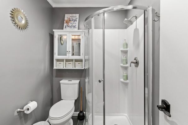 Bathroom, Glass Shower, Interior