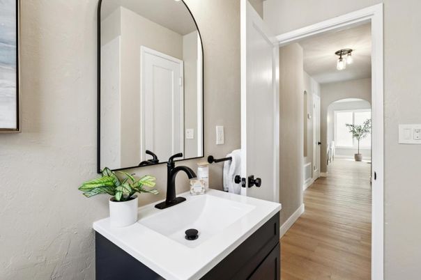 Bathroom, Interior, Wood Texture Flooring