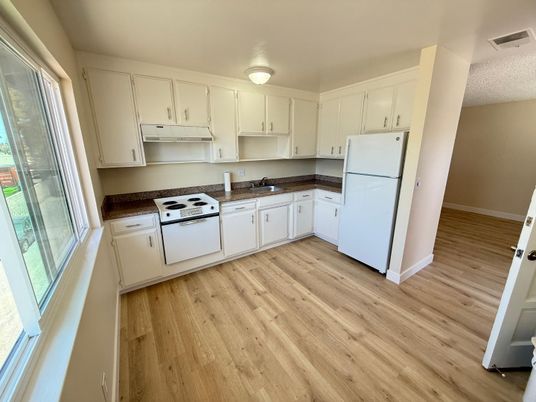 Interior, Kitchen, Wood Texture Flooring