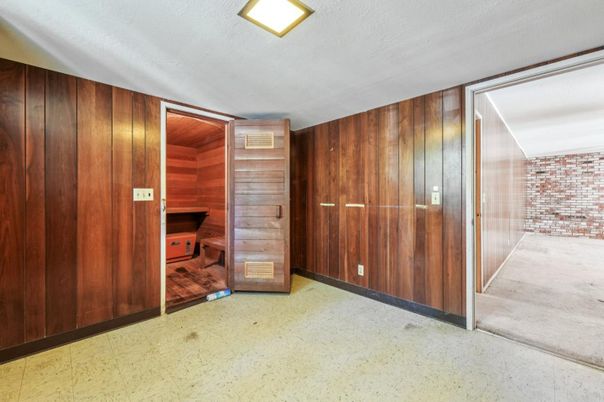 Empty room, Interior, Sauna Room