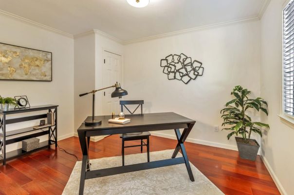 Home Office, Interior, Wood Texture Flooring