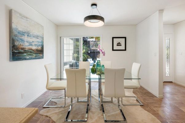 Dining room, Interior, Wood Texture Flooring