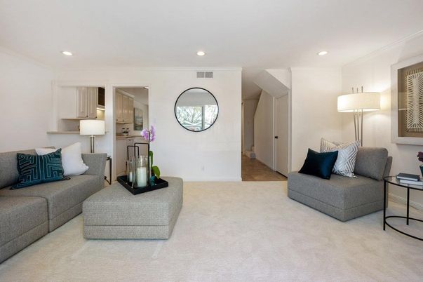Interior, Kitchen, Living room, Recessed Lighting