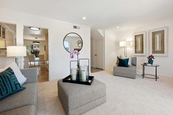 Dining room, Interior, Living room, Recessed Lighting