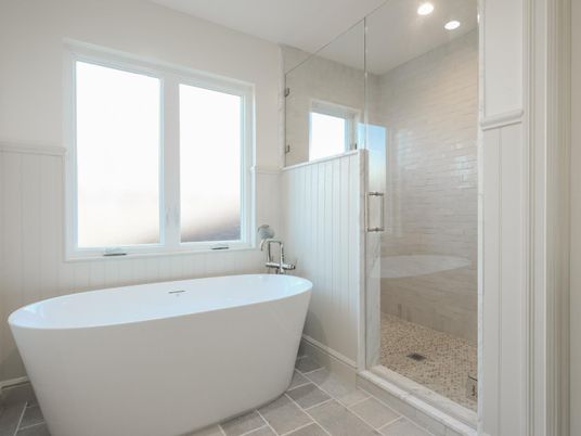 Bathroom, Free Standing Baths, Interior, Recessed Lighting