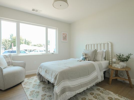 Bedroom, Interior, Wood Texture Flooring