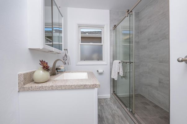 Bathroom, Glass Shower, Interior