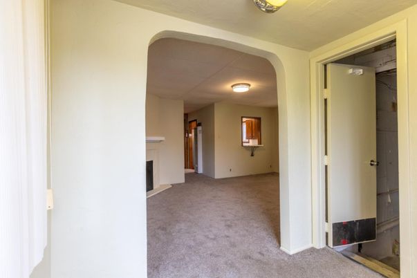 Empty room, Fireplace, Interior