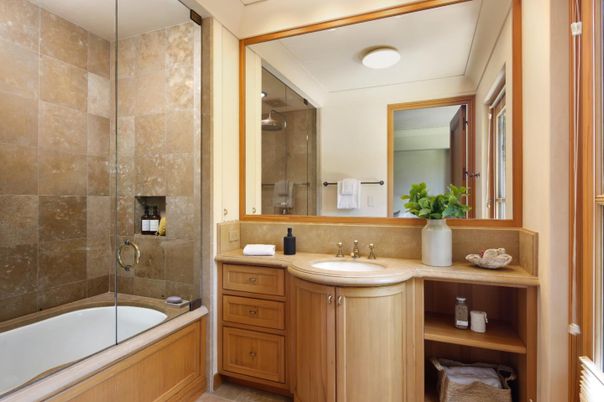 Bathroom, Glass Shower, Interior