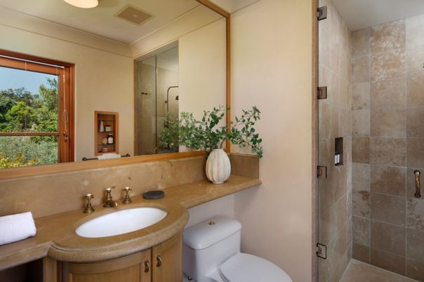 Bathroom, Glass Shower, Interior