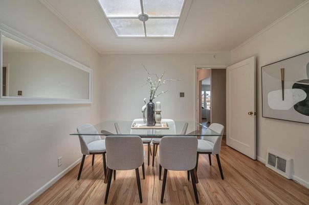 Dining room, Interior, Wood Texture Flooring