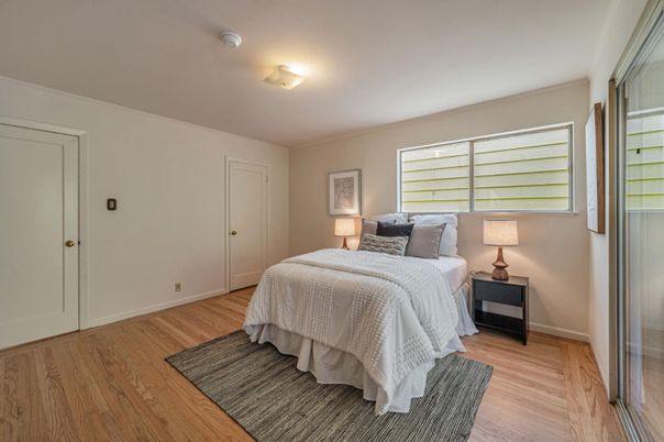 Bedroom, Interior, Wood Texture Flooring