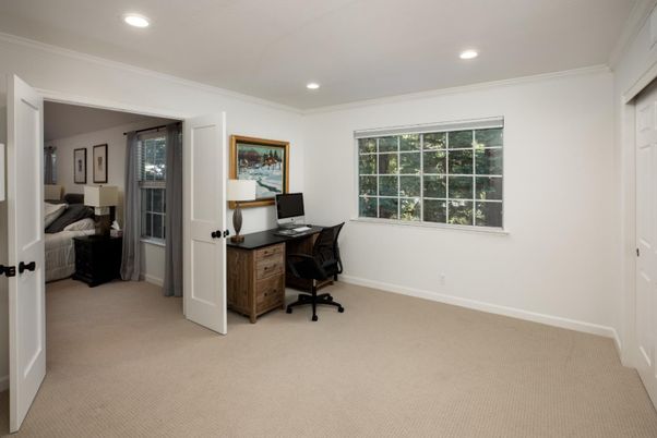 Home Office, Interior, Recessed Lighting