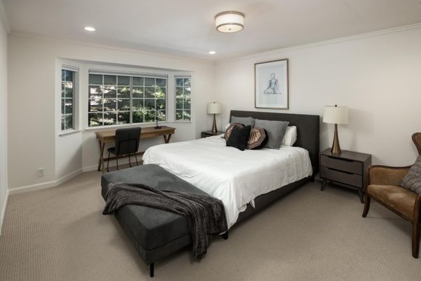 Bedroom, Interior, Recessed Lighting