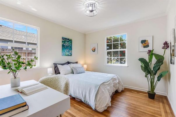 Bedroom, Interior, Wood Texture Flooring
