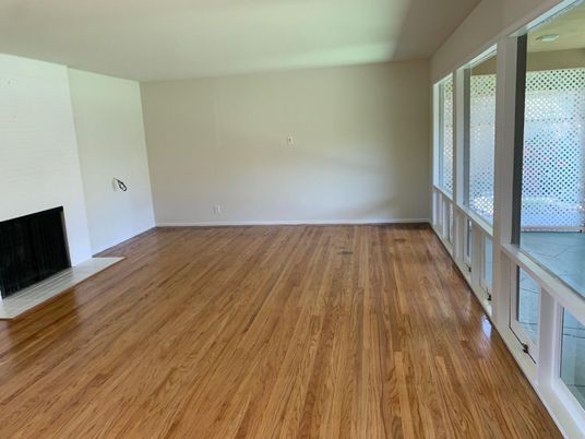 Empty room, Fireplace, Interior, Wood Texture Flooring