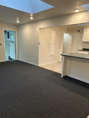 Empty room, Interior, Kitchen, Recessed Lighting