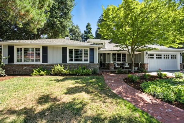 Backyard, Detached Garage, Exterior, Facade, Ranch