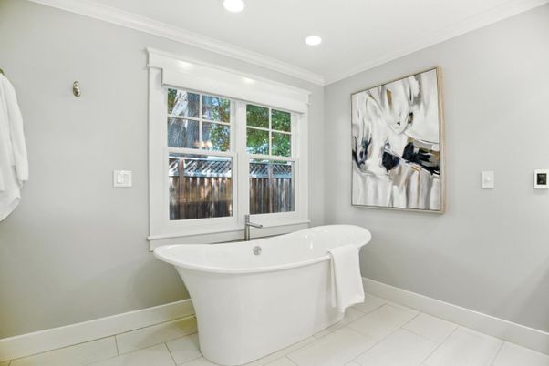 Bathroom, Free Standing Baths, Interior, Recessed Lighting
