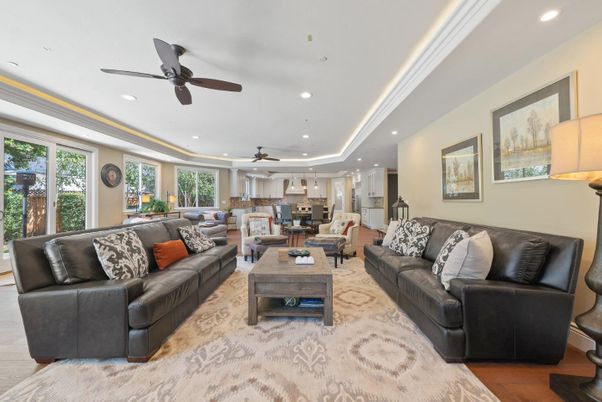 Interior, Kitchen, Living room, Recessed Lighting, Stainless Steel Appliances