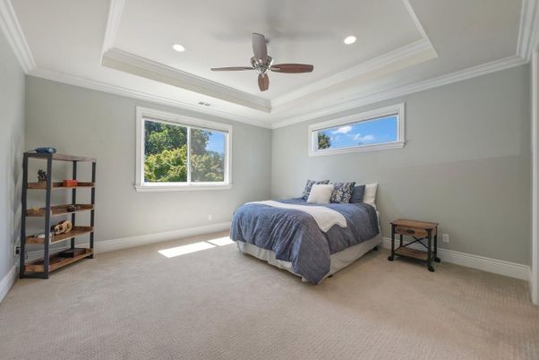 Bedroom, Interior, Recessed Lighting