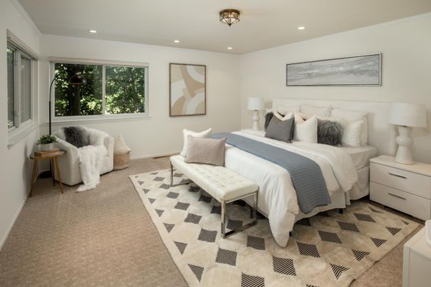 Bedroom, Interior, Recessed Lighting