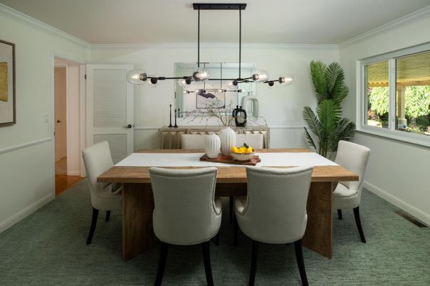 Dining room, Interior, Pendant Lights