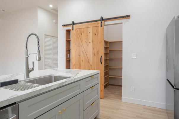Interior, Recessed Lighting, Wood Texture Flooring