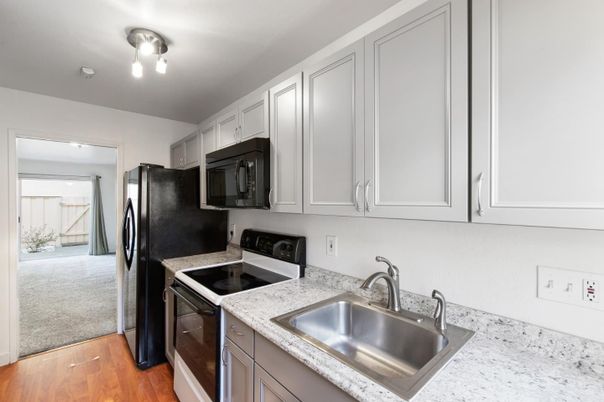Interior, Kitchen, Wood Texture Flooring