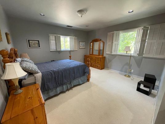 Bedroom, Interior, Recessed Lighting