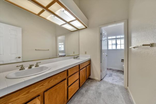 Bathroom, Dual Sink Vanities, Interior, Tile Countertops