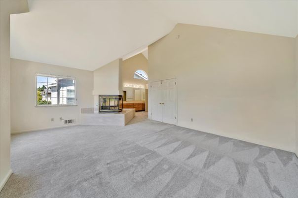 Empty room, Fireplace, Interior