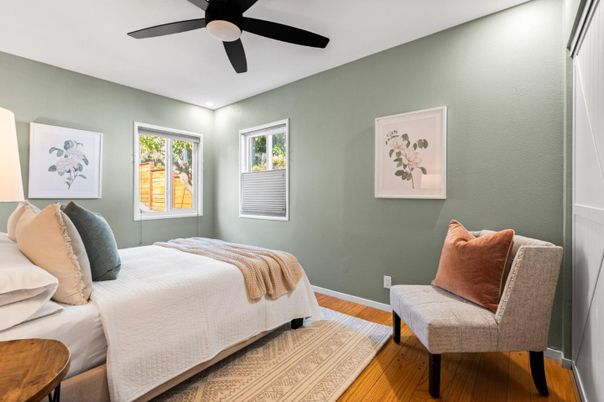 Bedroom, Interior, Wood Texture Flooring