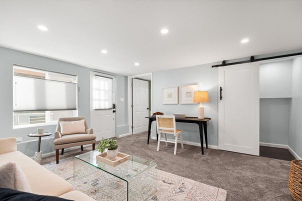 Home Office, Interior, Living room, Recessed Lighting