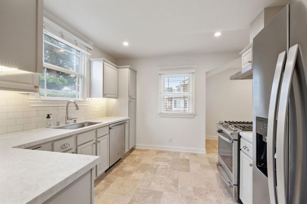 Interior, Kitchen, Recessed Lighting, Stainless Steel Appliances